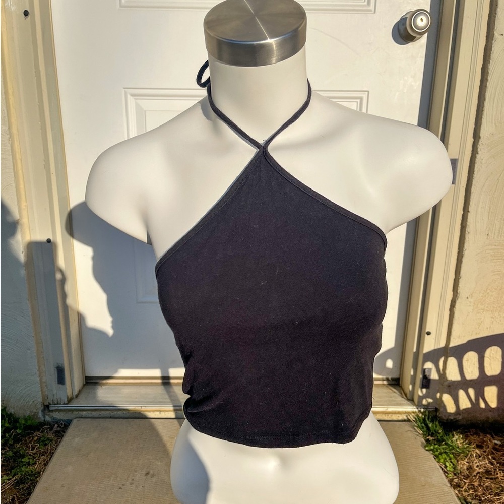 Forever 21 Black Halter Top